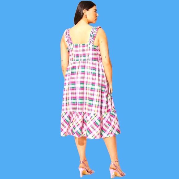 TorridāPlus Size Mini PoplināTierd Ruffle Strapādress 2X - Picture 15 of 17